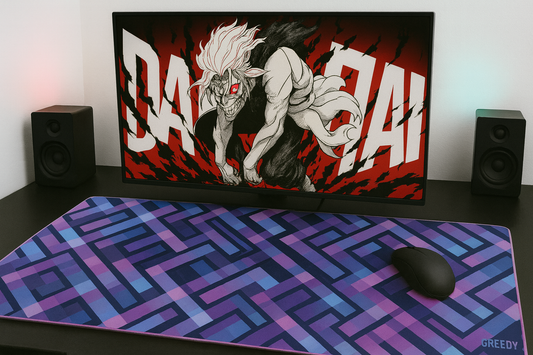 MOUSE PAD 900*400*4MM  XL - NEON MAZE