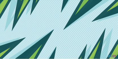 MOUSE PAD 900*400*4MM  XL - GREEN SPIKE