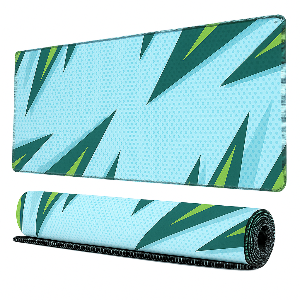 MOUSE PAD 900*400*4MM  XL - GREEN SPIKE